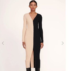 STAUD SHOKO SWEATER BUFF BLACK, XS